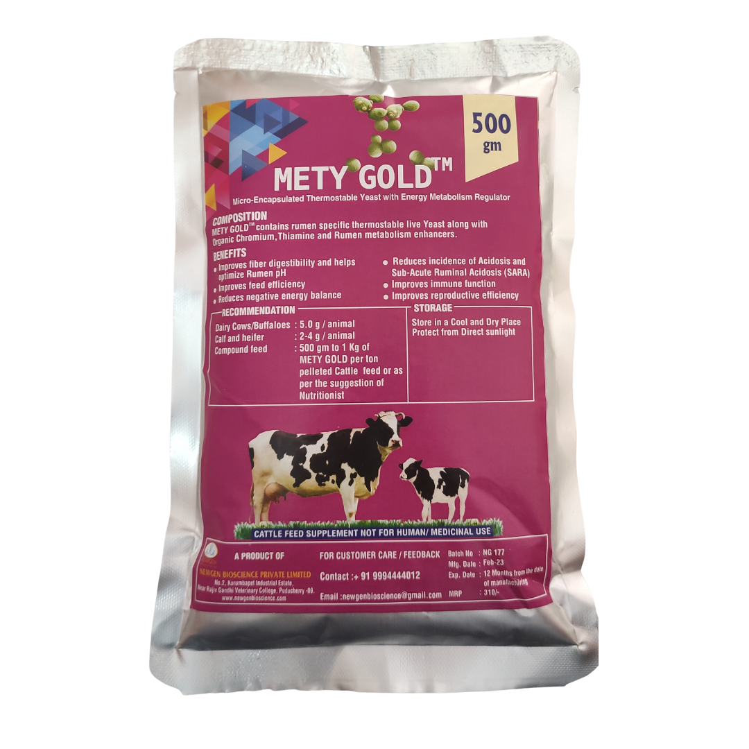Mety Gold | Increase Cattle Feed Productivity | Profitability | 1/2 KG
